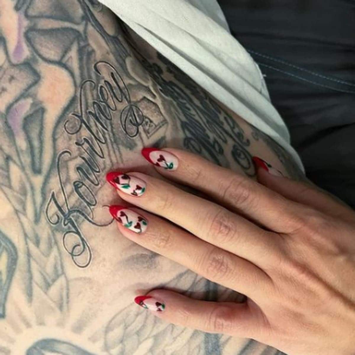 Travis Barker Kourtney Kardashian tattoo