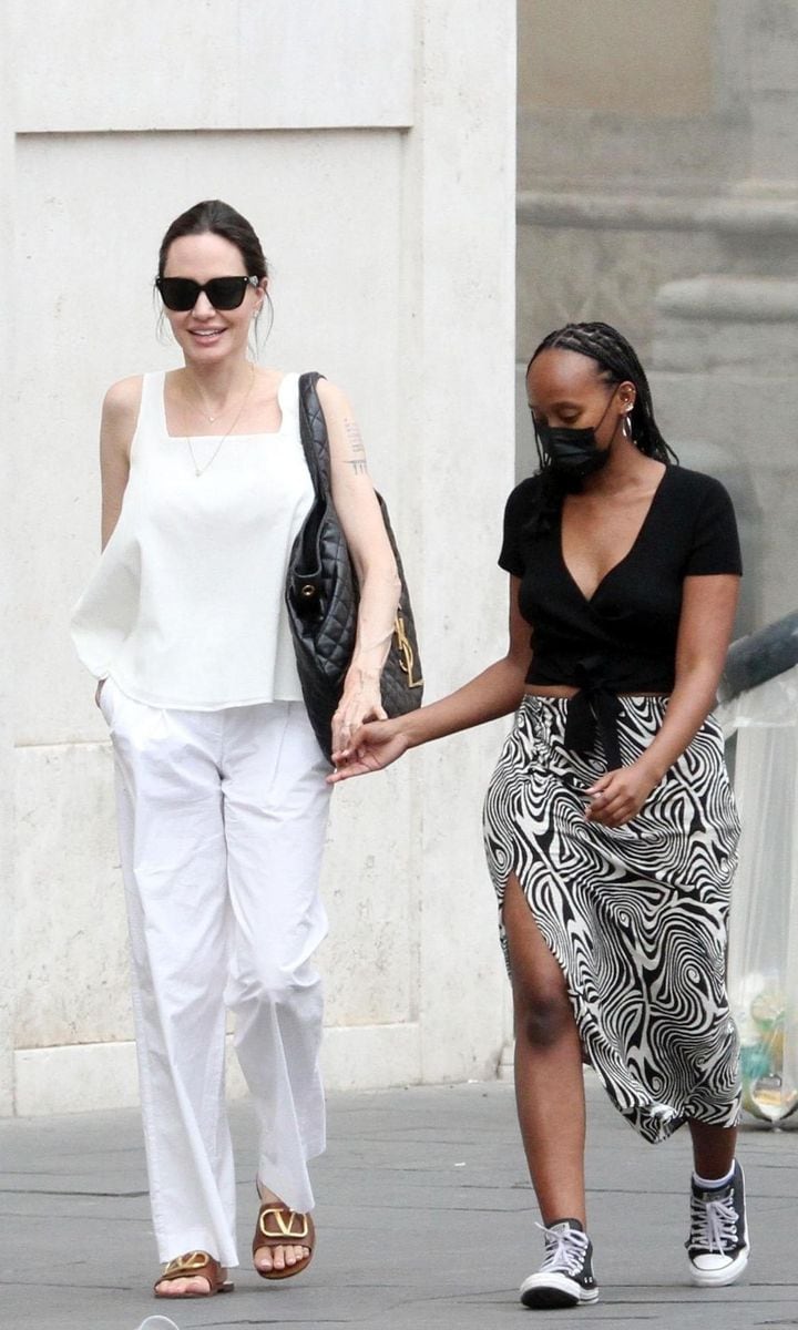 Angelina Jolie and Zahara