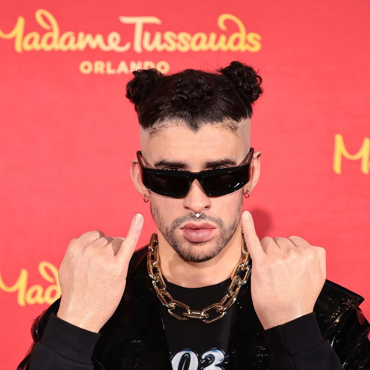 Bad Bunny honored with two new wax figures at Madame Tussauds