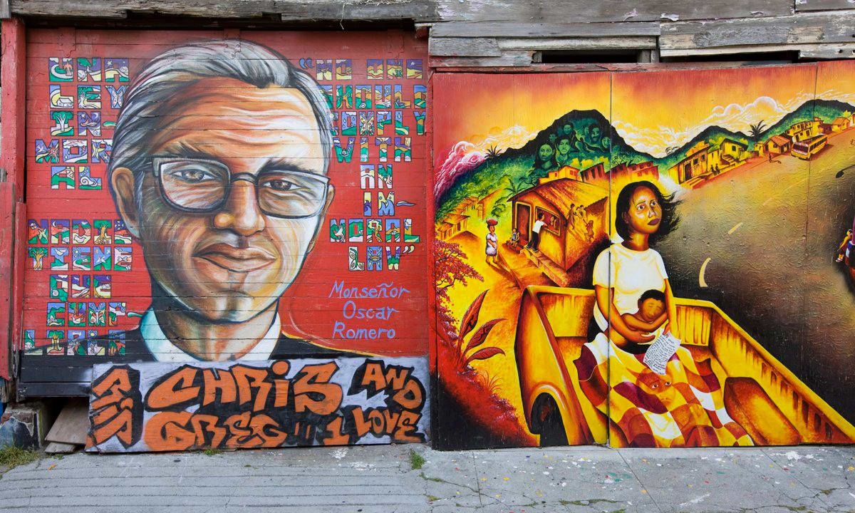 Murals on Balmy Alley, San Francisco, California