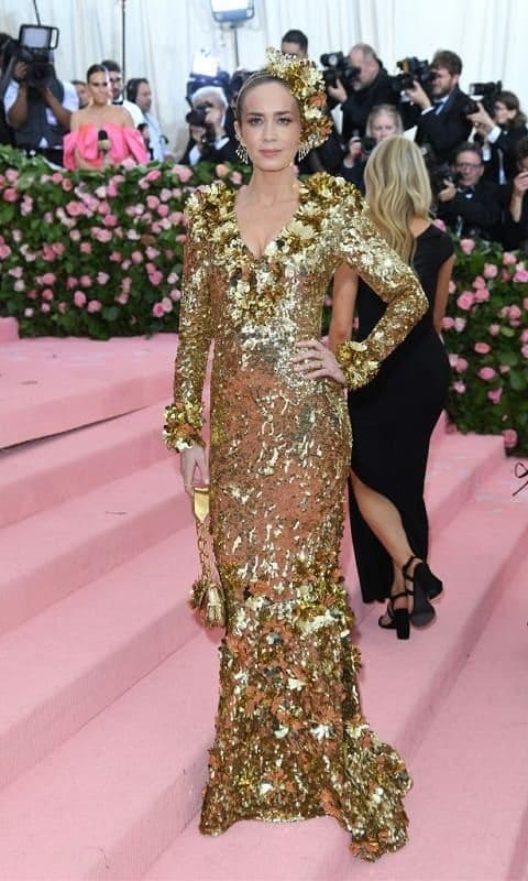 Emily Blunt Met Gala 2019 vestido Michael Kors