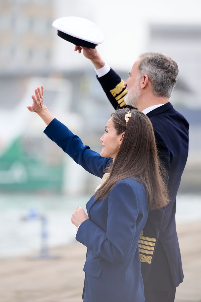 King Felipe and Queen Letizia said goodbye to their daughter Princess Leonor on Jan. 11, 2025