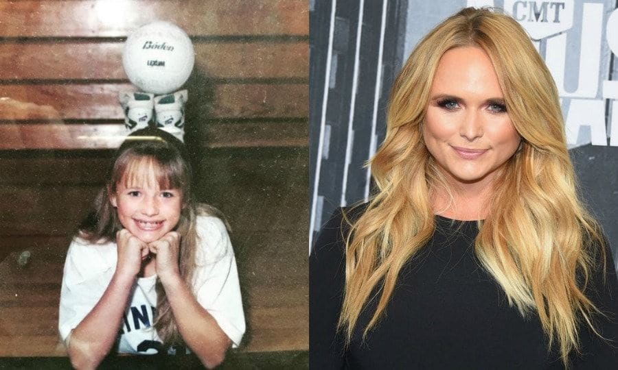 Miranda Lambert
The country singer showed off her athleticism with this throwback photo from eighth grade. Along with the photo that showed her with braces, she wrote: "My 8th grade self pretending to be good at sports! #benchwarmer #thosebangstho #dishwaterblonde #throwbackthursdays #braceface "
Photo: Instagram/@mirandalambert, Getty Images