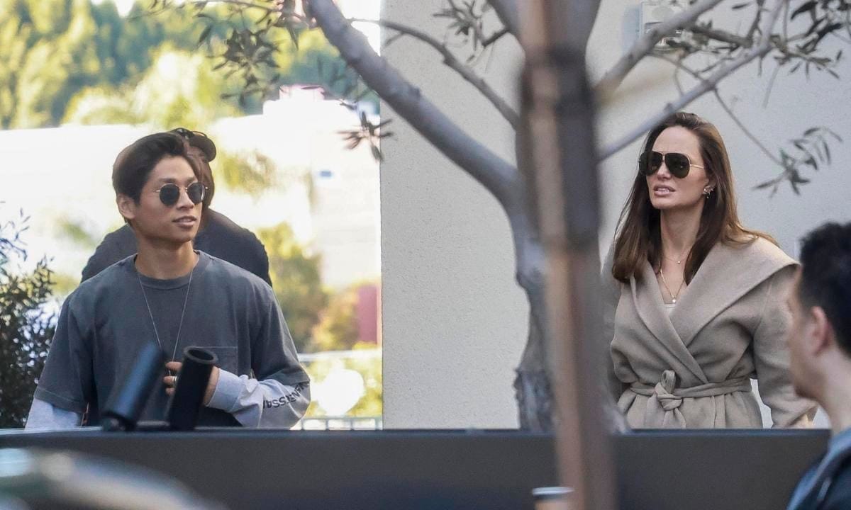 Angelina Jolie and Pax Jolie Pitt