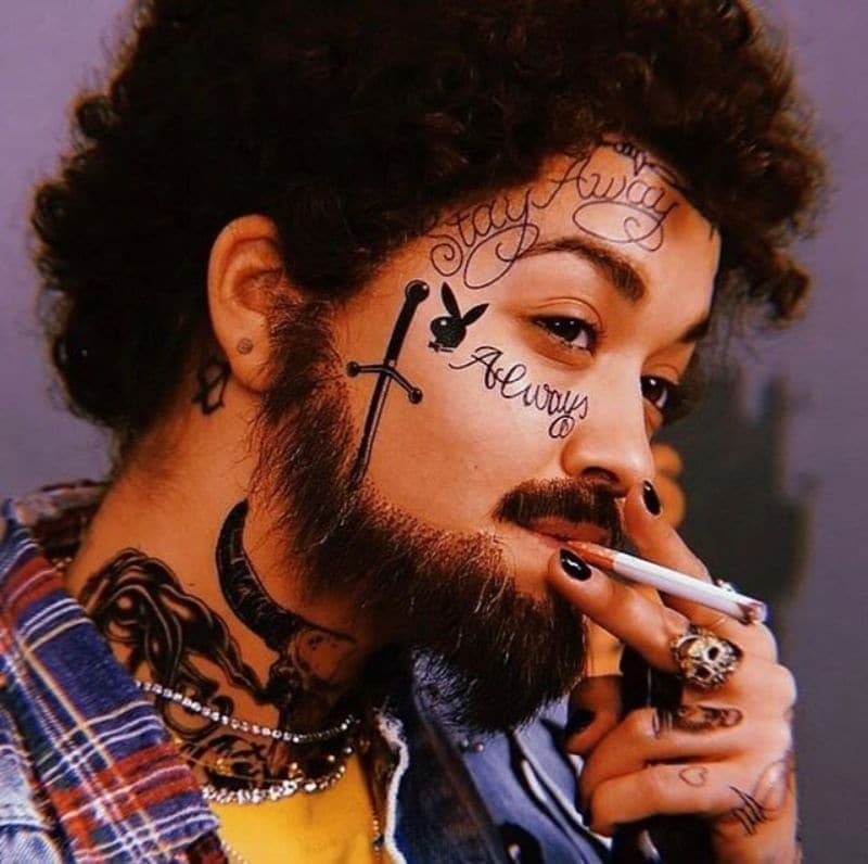 Rita Ora as Post Malone costume