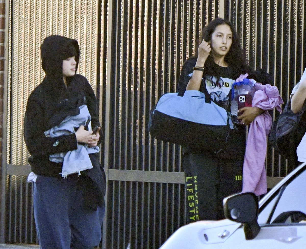 Shiloh and her friend were photographed leaving the dance studio