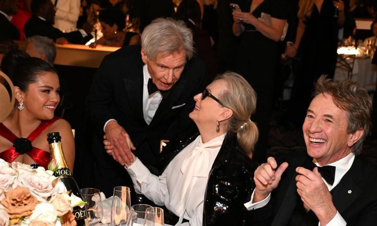 Selena Gomez, Harrison Ford, Meryl Streep and Martin Short