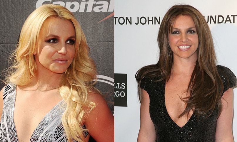 <b>Britney Spears</b> took us by surprise when she went brunette years ago, as she's best known for her pop star style blonde tresses.
<br>
Photo: Getty Images