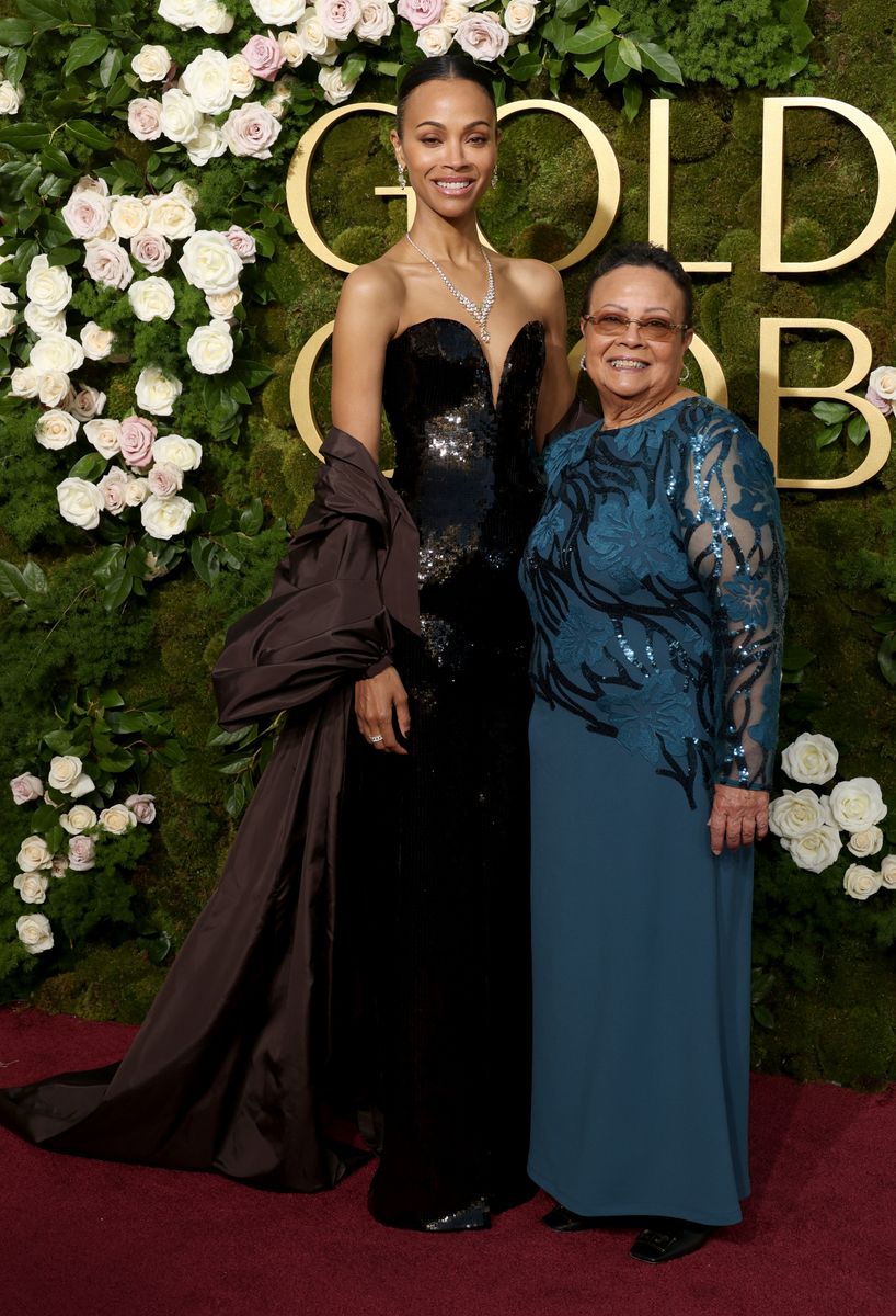 Zoe Saldana and her mom, Asalia Nazario