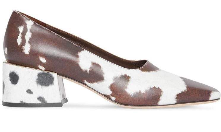 Burberry Cow Print shoe