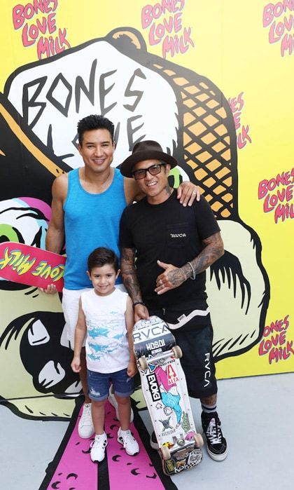 Mario Lopez and son Dominic