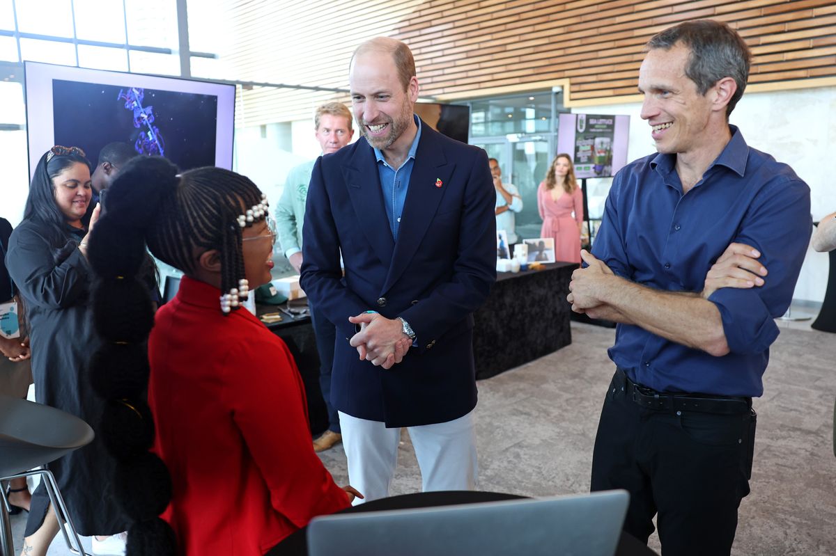 The Prince of Wales met with seaweed businesses on Nov. 7 in Cape Town