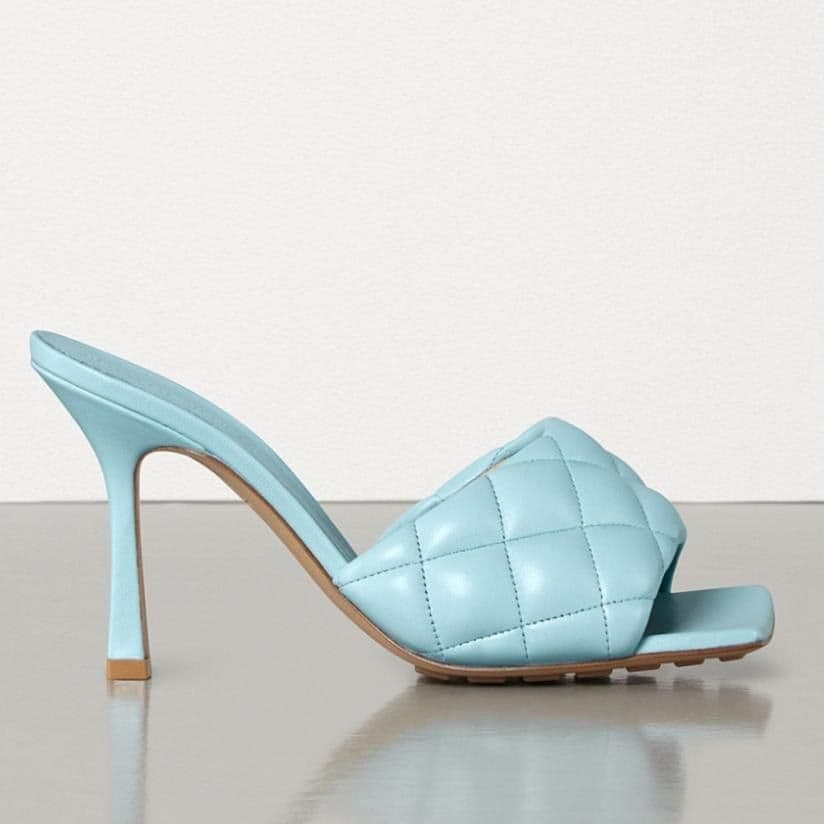 Topaz padded sandals by Bottega Veneta