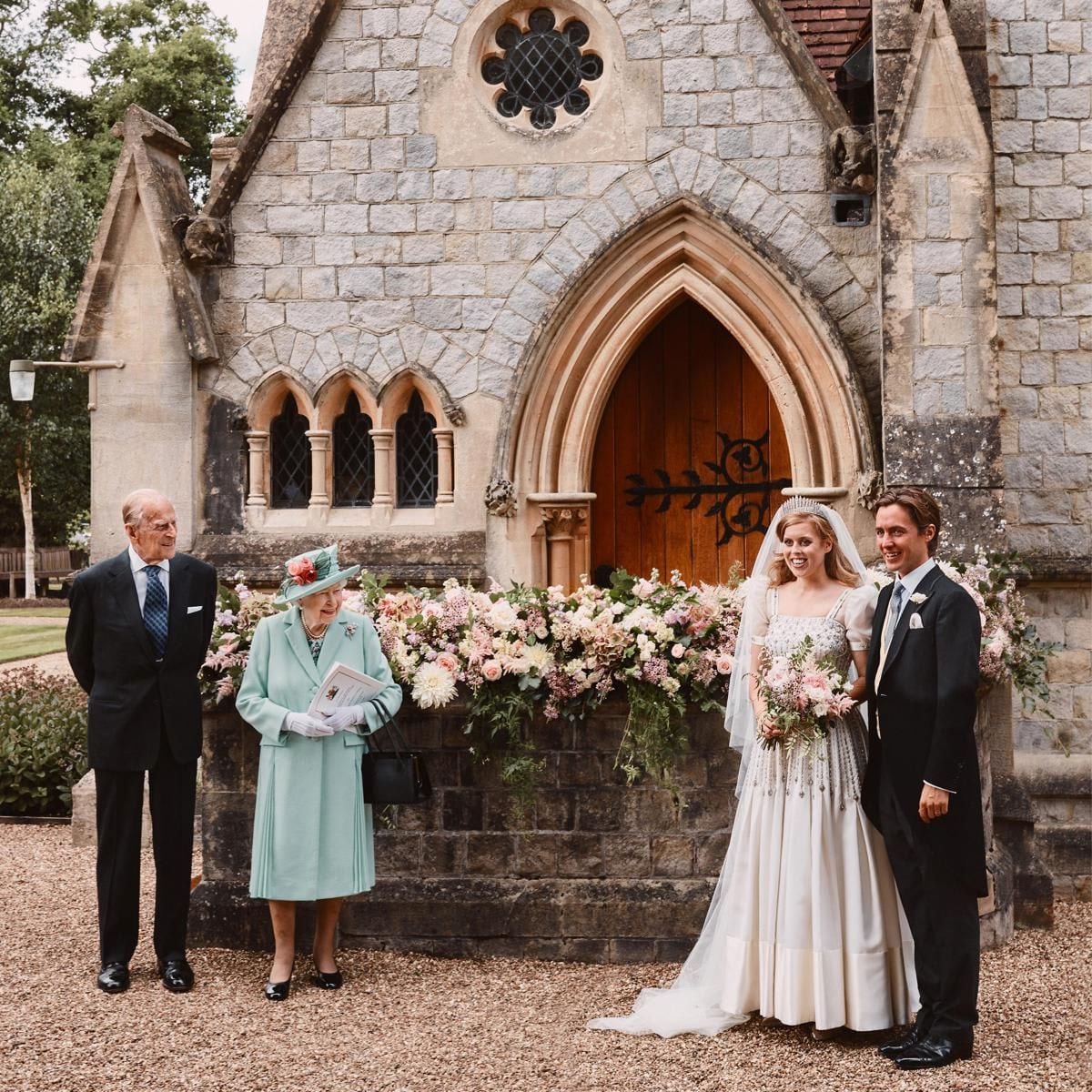 Queen Elizabeth and Prince Philip were guests at the couple’s wedding in 2020