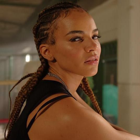 Leslie Grace cornrows