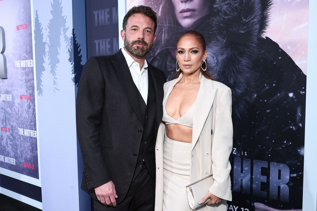 Ben Affleck and Jennifer Lopez at the premiere of "The Mother" 