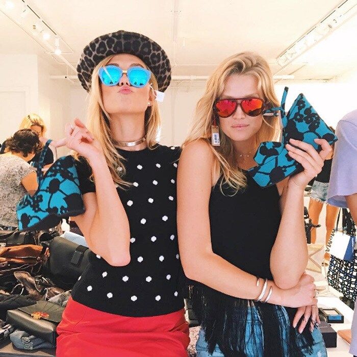 Shopping in between shows! Karlie Kloss and Toni Garrn hit up the Supermodel Flea Market, which benefits Toni's Foundation.
Photo: Instagram/@karliekloss