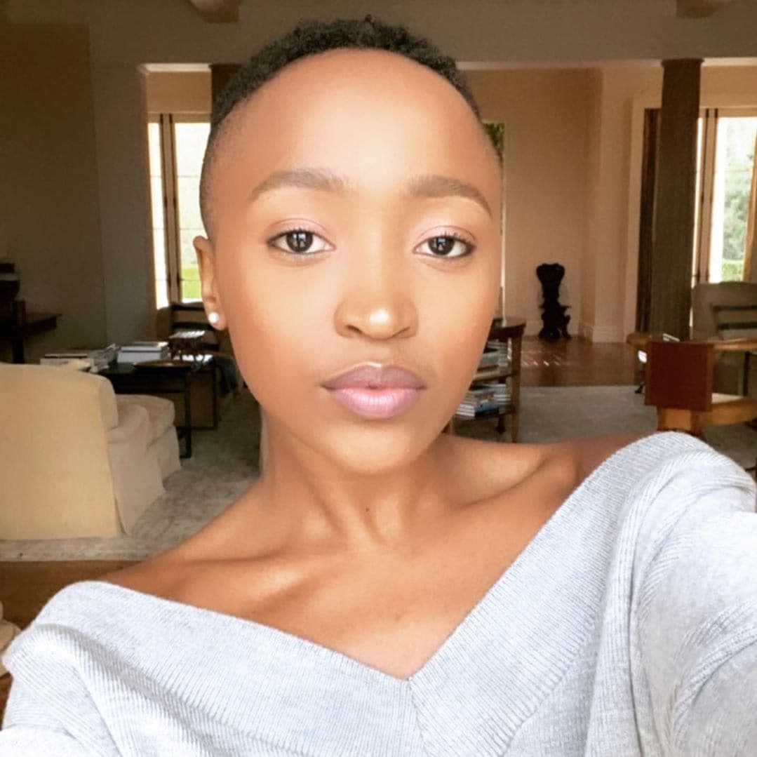 Thando Dlomo gets a haircut