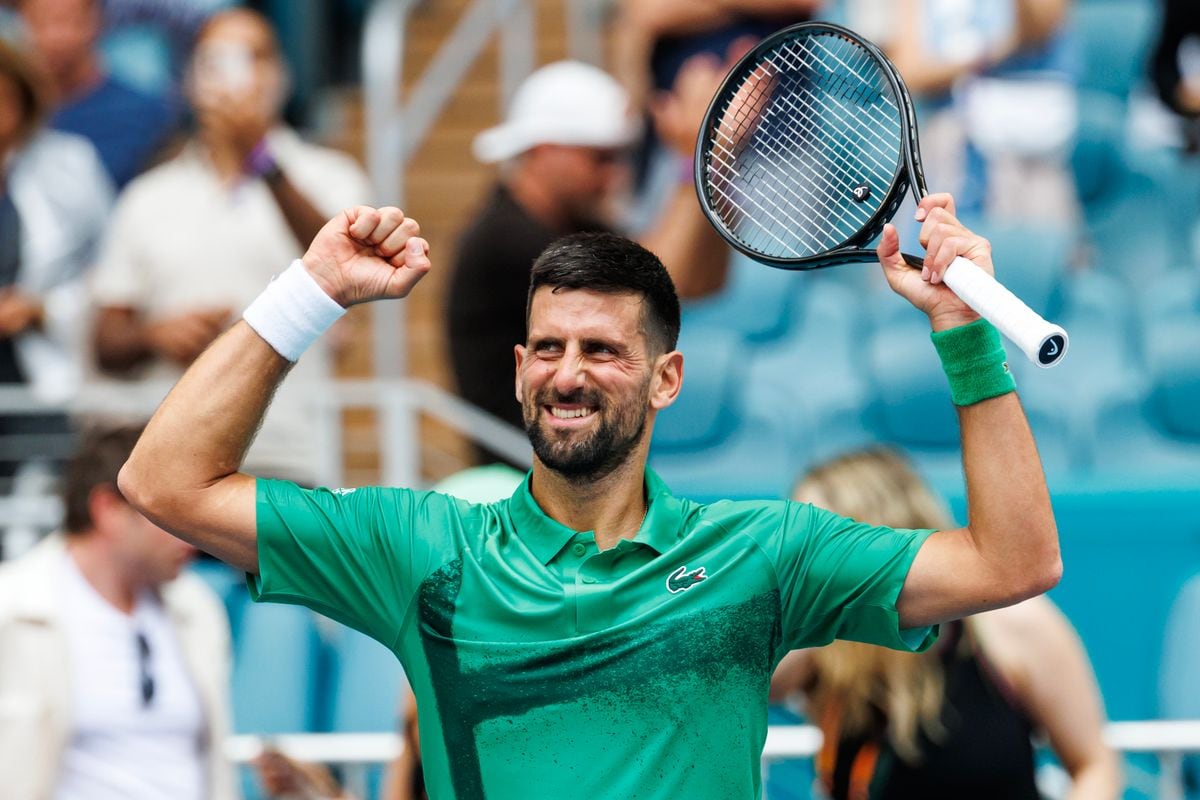 Djokovic is currently playing at the Miami Open