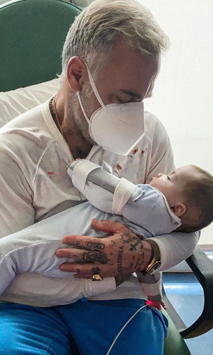 Gianluca Vacchi y su hija, Blu Jerusalema