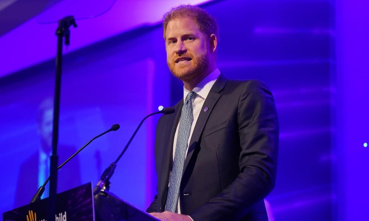 At the 2023 WellChild Awards on Sept. 7, Prince Harry said that his grandmother was “looking down on all of us tonight”