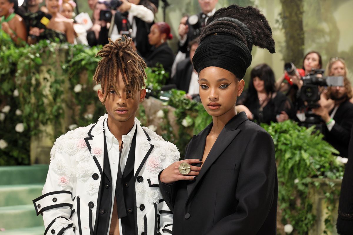 Jaden Smith and Willow Smith attend The 2024 Met Gala 