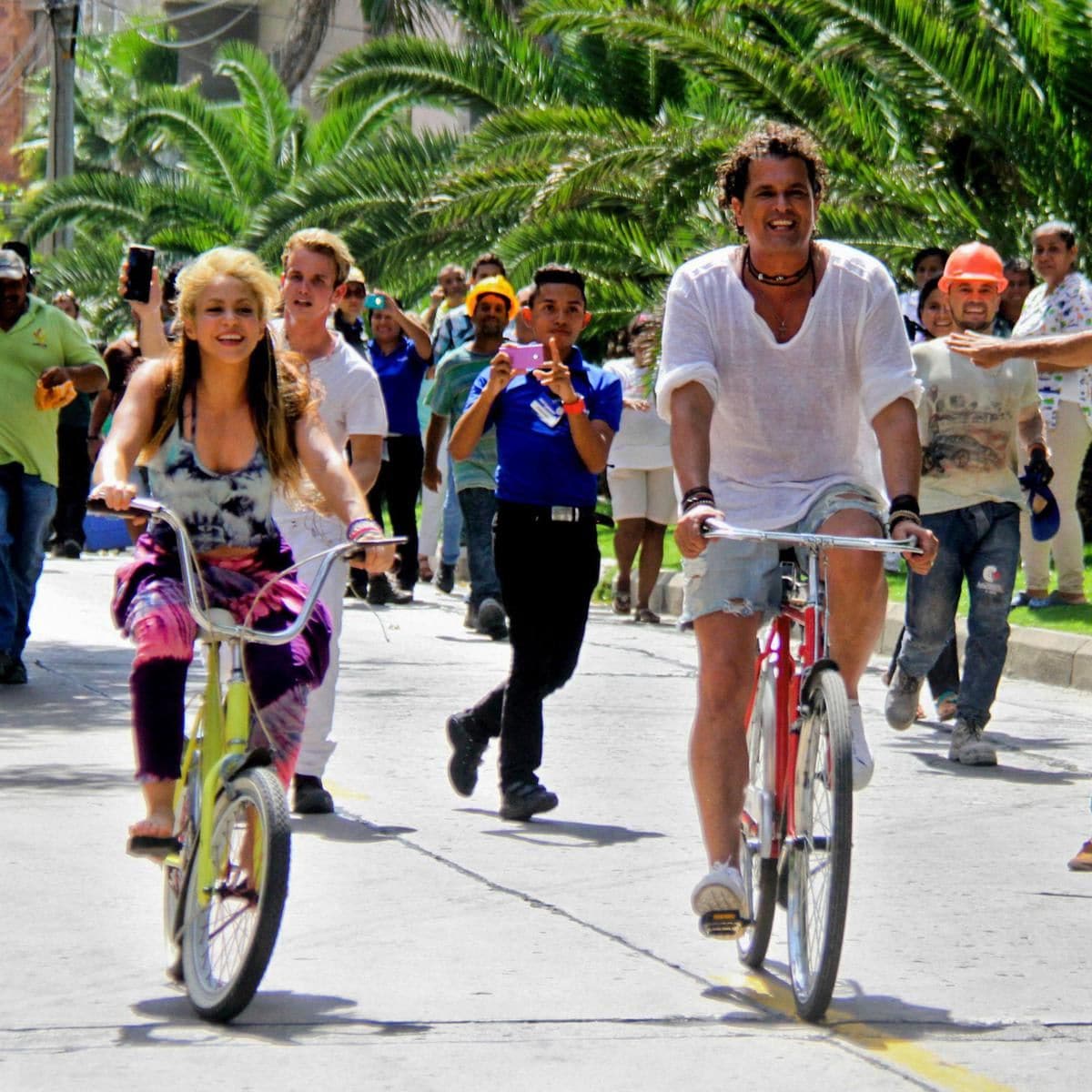 Shakira and Carlos Vives