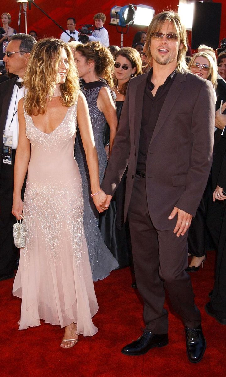 Jennifer Aniston and Brad Pitt fashion