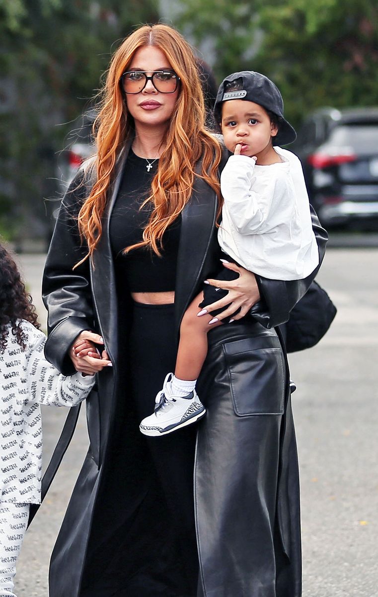 Khloe Kardashian takes her kids to Saint West's basketball game in Thousand Oaks