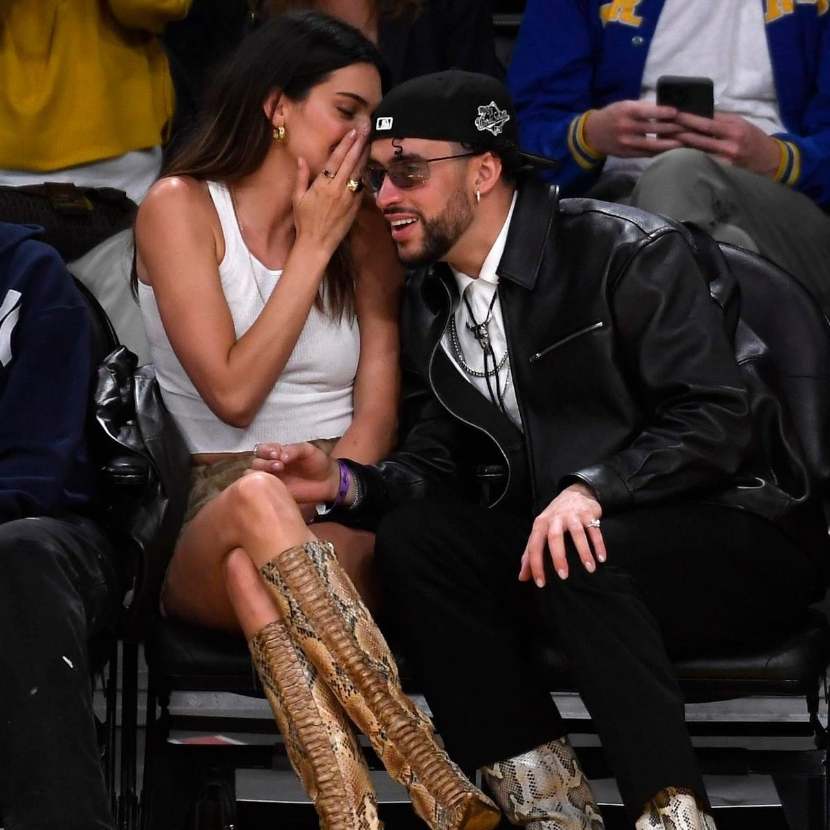 Celebrities At The Los Angeles Lakers Game