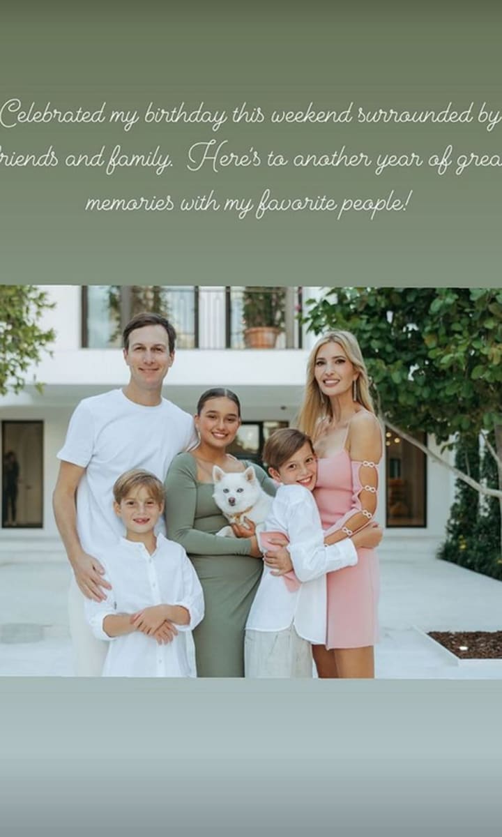 Ivanka and her family