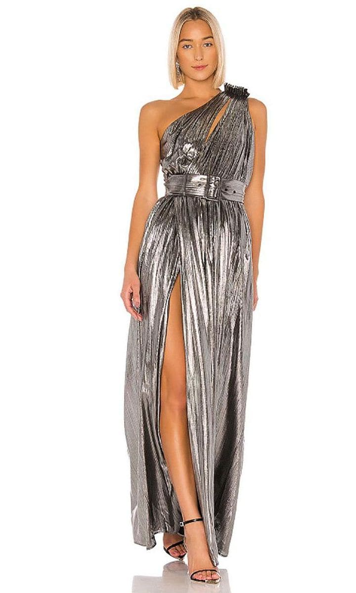 Metallic dress Andrea Gown Retrofete trend fall winter 2019