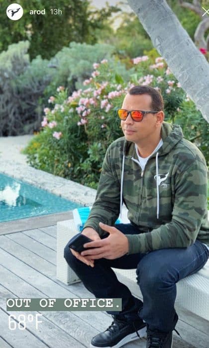 Alex Rodriguez relax trip