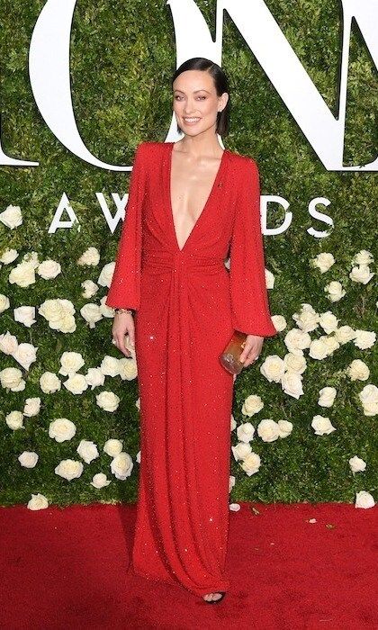 June 11: Leading the fashion parade at the Tonys, held at NYC's Radio City Music Hall, was Olivia Wilde in vibrant red Michael Kors Collection.
Photo: Getty Images