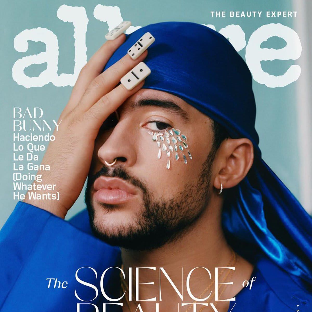 Bad Bunny covers Allure magazine