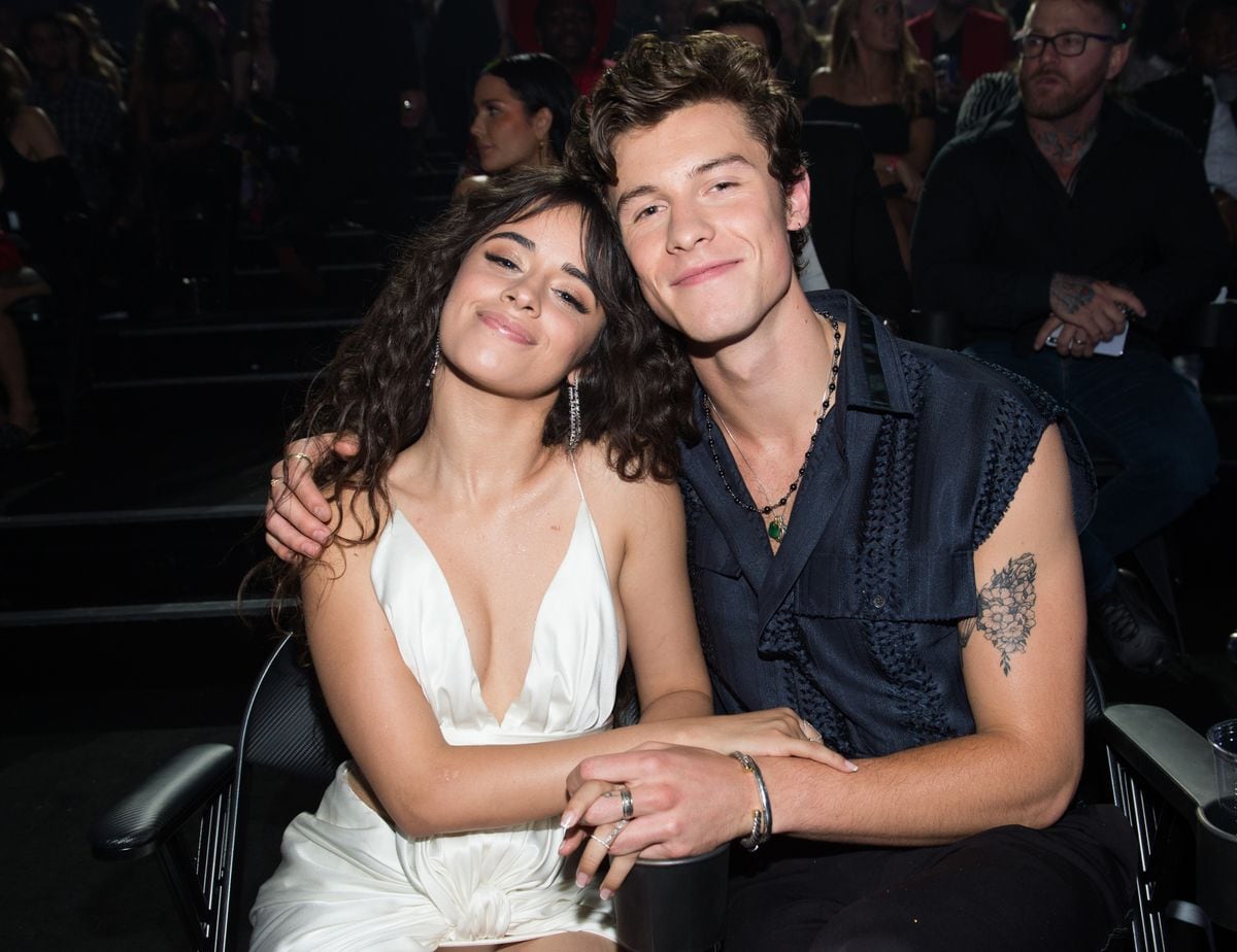 Camila Cabello and Shawn Mendes attend the 2019 MTV Video Music Awards 