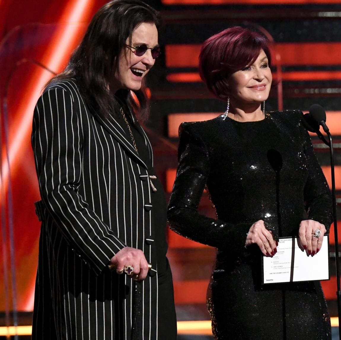 Ozzy Osbourne and Sharon Osbourne