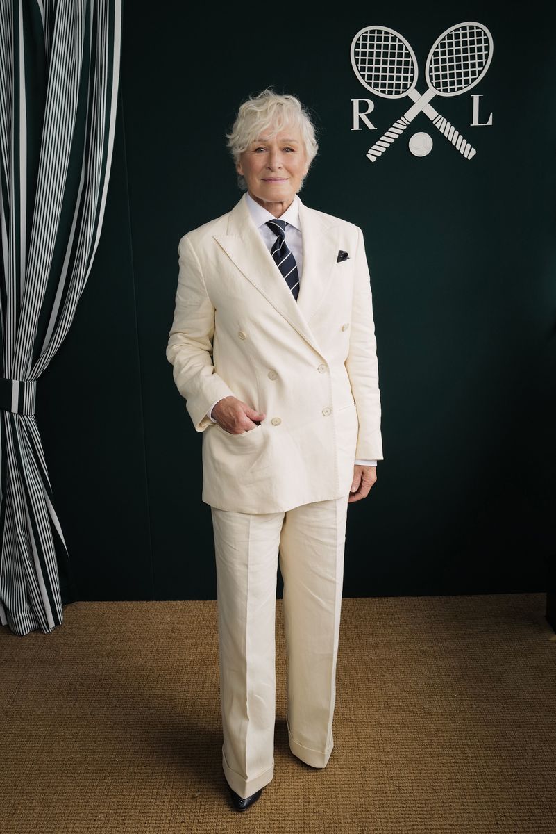 Glenn Close at Wimbledon