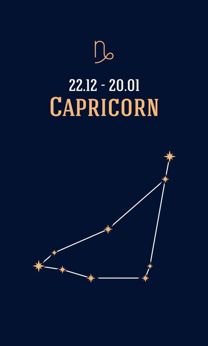 Capricorn (December 22January 19)