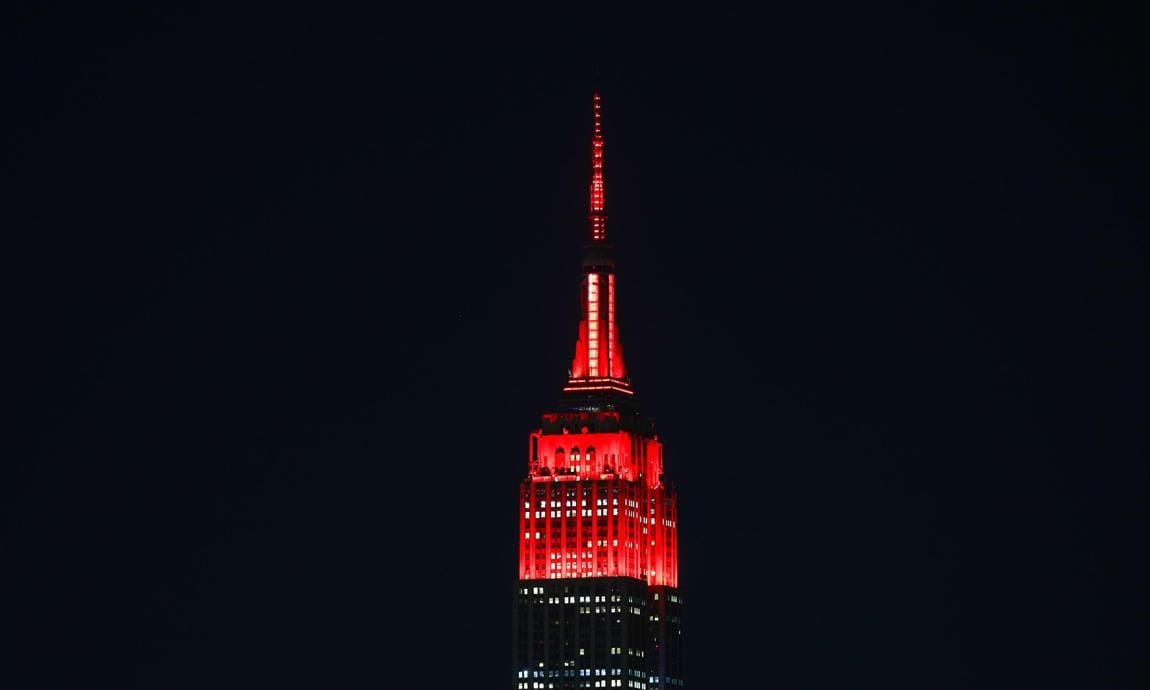 The Empire State Building during coronavirus