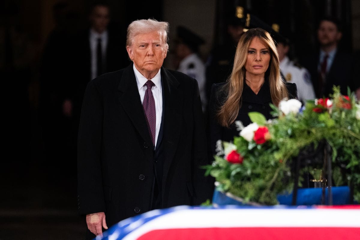 Melania Trump makes bold fashion statement at Jimmy Carter’s State funeral