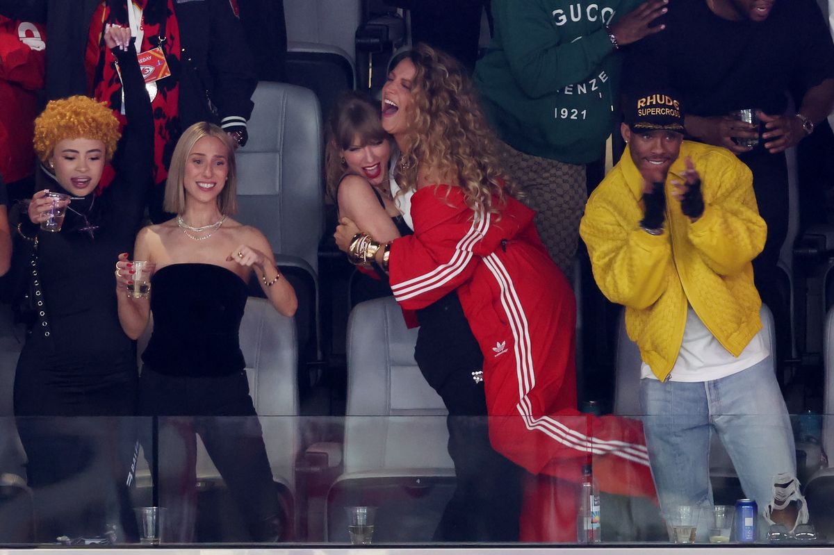 Ice Spice, and Blake Lively were in the box with Swift as Super Bowl 2024