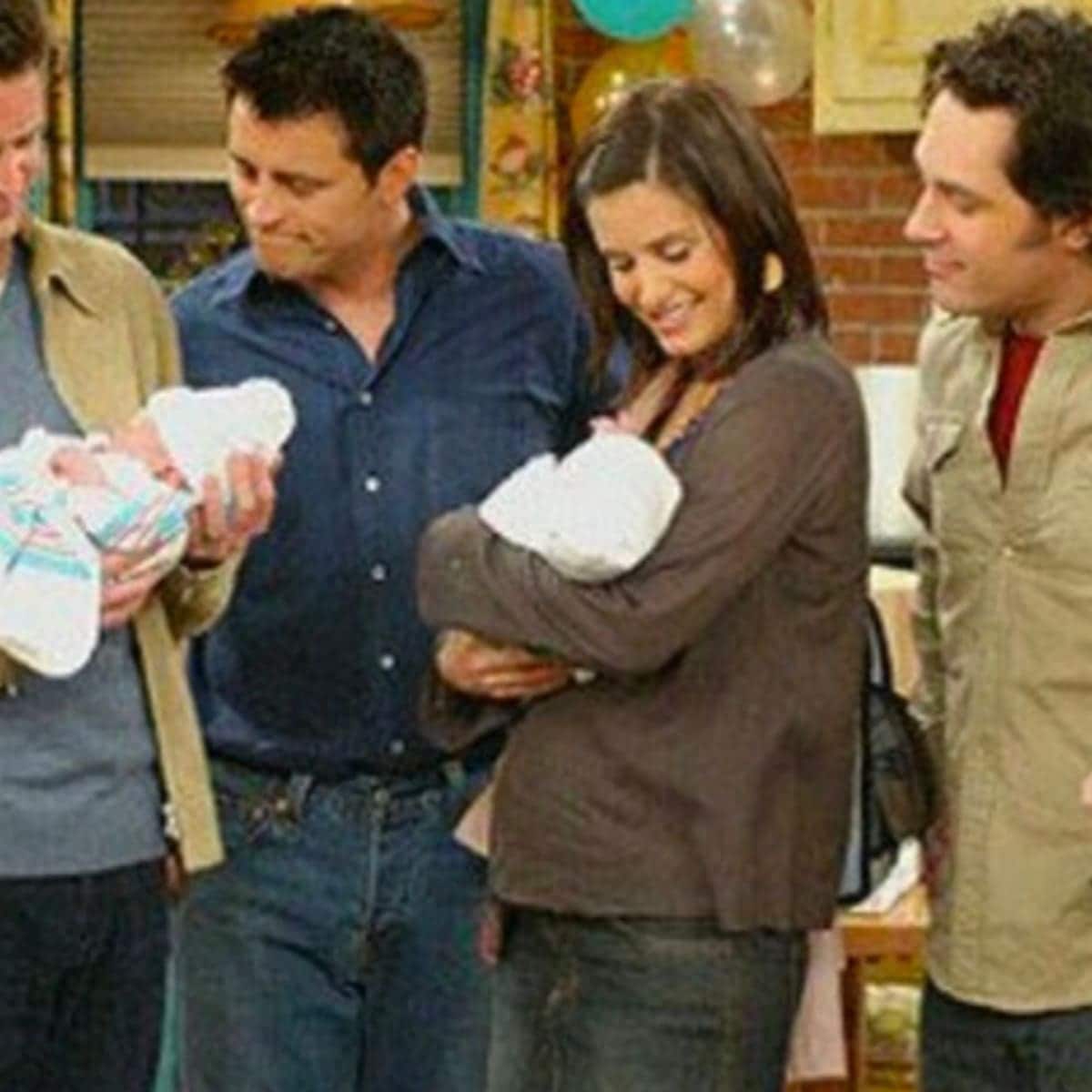 Courtney Cox was pregnant during the series finale of Friends