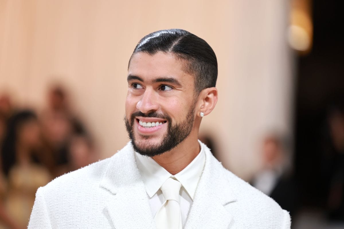 Bad Bunny attends The 2023 Met Gala Celebrating "Karl Lagerfeld: A Line Of Beauty" at The Metropolitan Museum of Art on May 01, 2023, in New York City. 