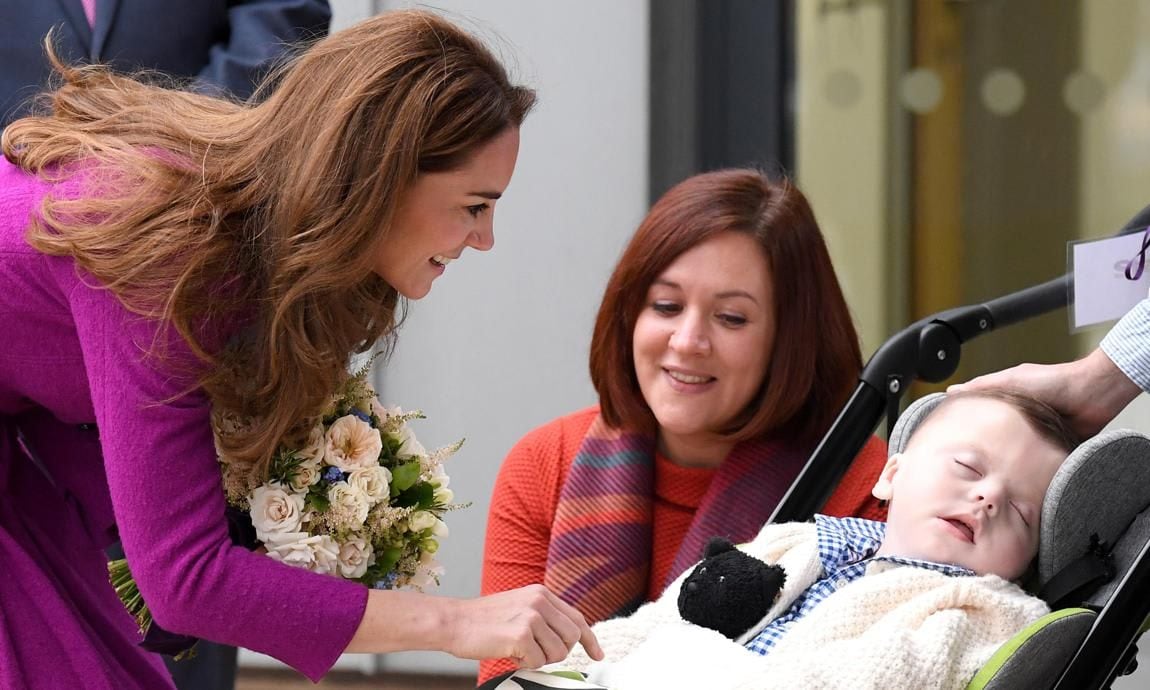 Kate Middleton met with patients and their families at the opening