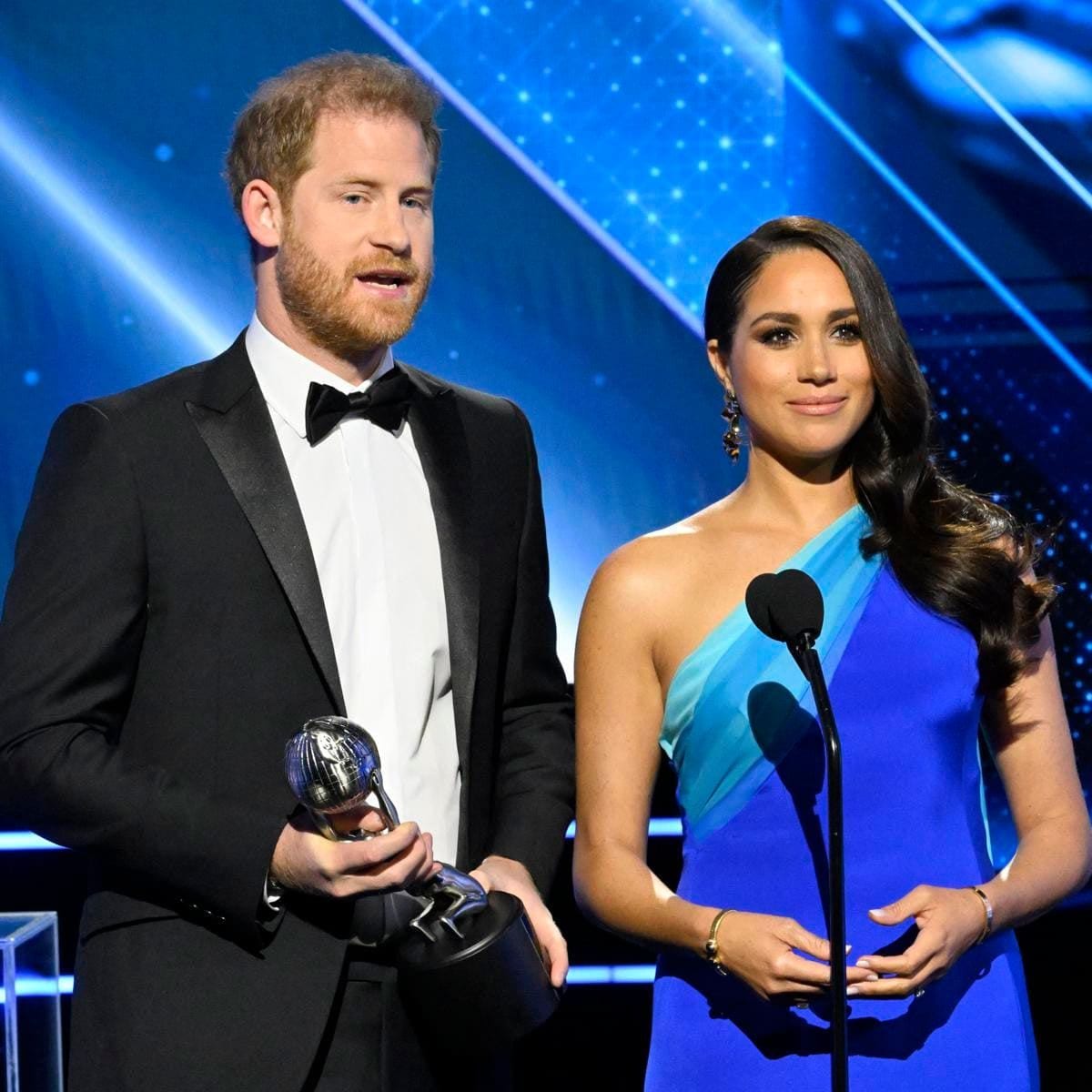 Meghan Markle and Prince Harry make awards show appearance