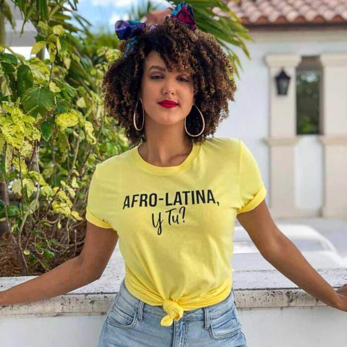 Afro Latina y tu shirt