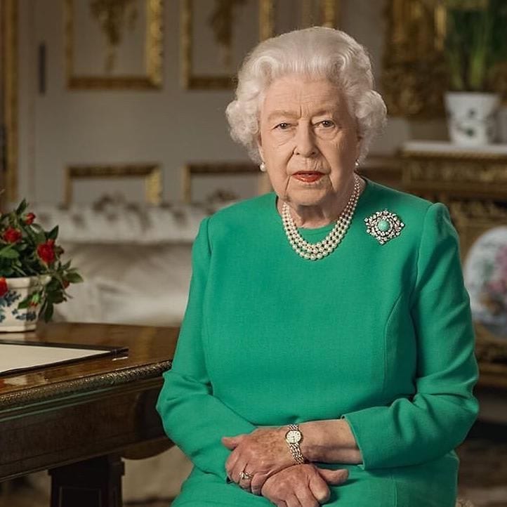 Queen Elizabeth during coronavirus speech