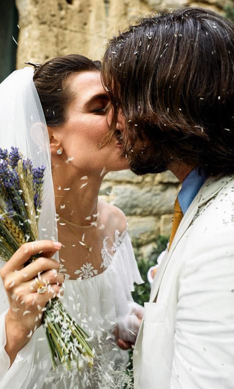 Charlotte Casiraghi and Dimitri Rassam share a kiss