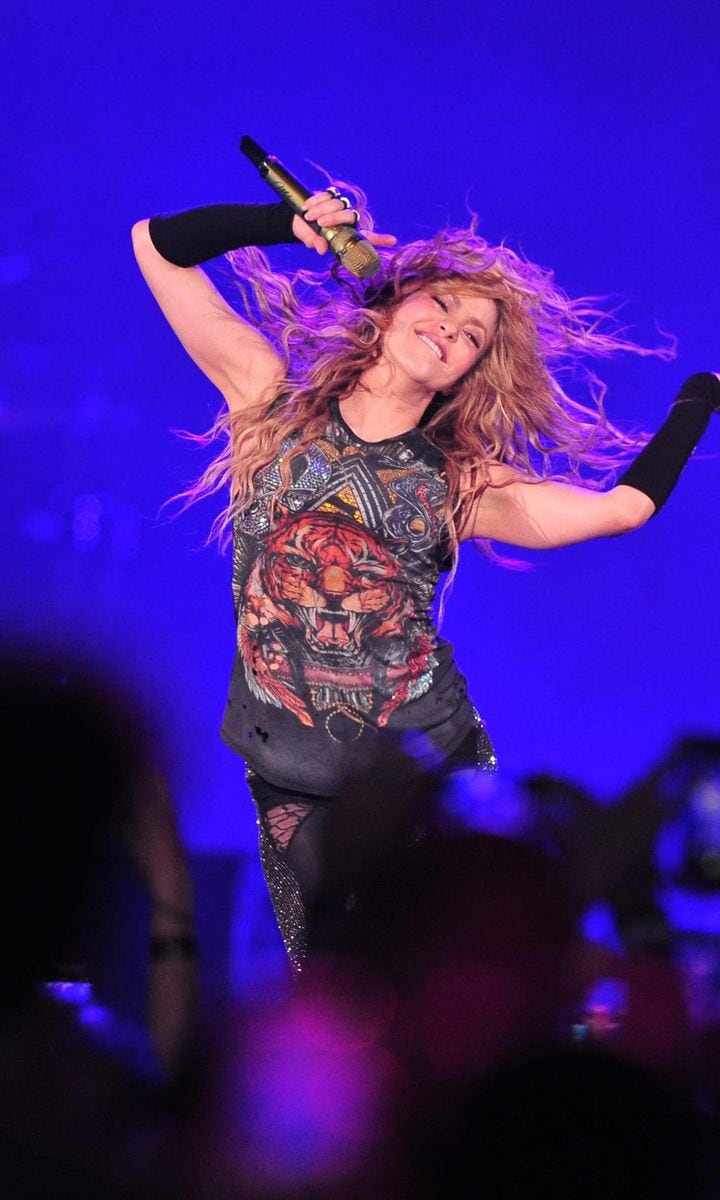 Shakira Performs in Concert in Madrid